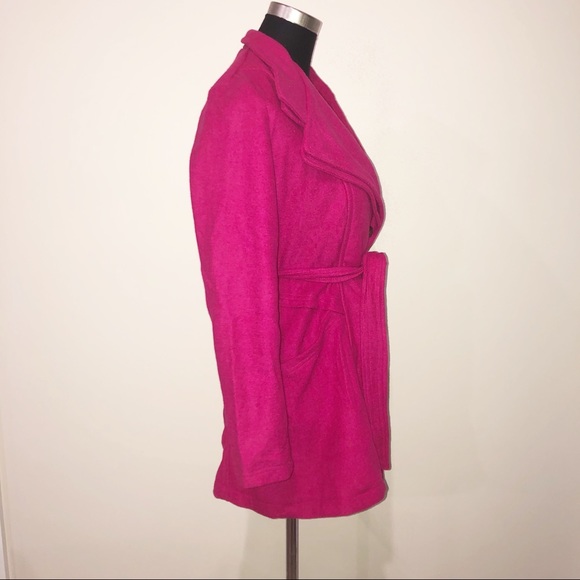 Winter Pink Peacoat Jacket Coat M - Picture 6 of 7
